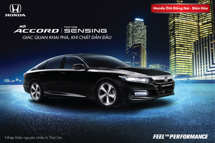 Honda Việt Nam giới thiệu phiên bản mới Honda Accord –  Giác quan khai phá, khí chất dẫn đầu