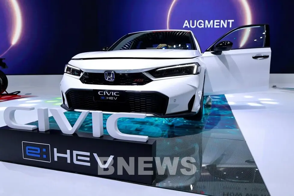 Mẫu xe máy điện WN7 của Honda, đại diện cho chiến lược điện khí hóa.